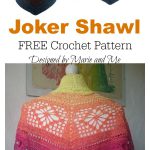 Joker Shawl FREE Crochet Pattern