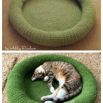 Kitty Bed Free Crochet Pattern