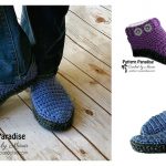 Monticello Slippers Free Crochet Pattern