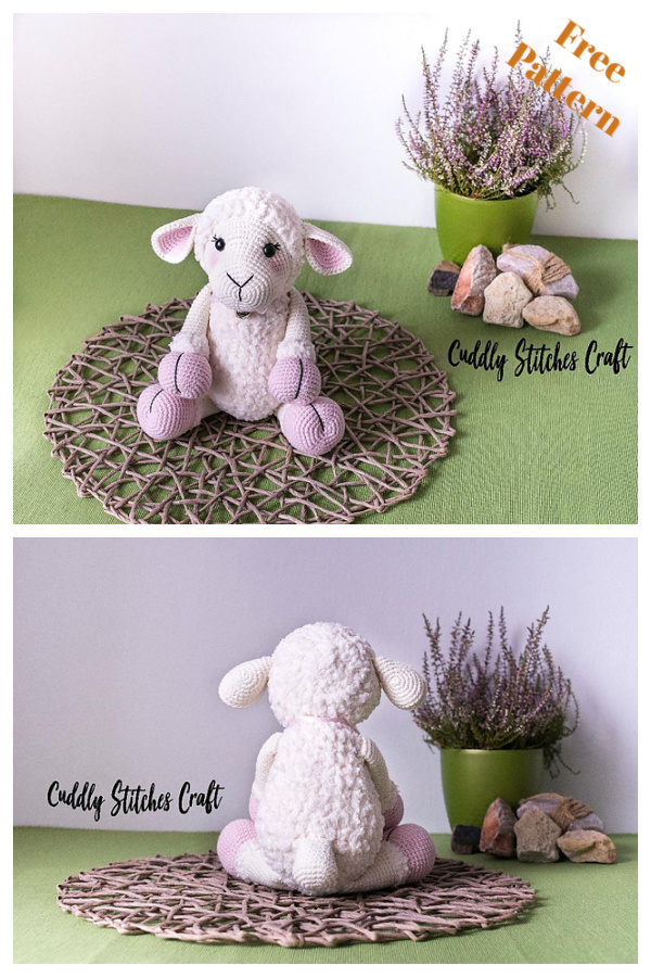 Amigurumi Lolla the Lamb Sheep Free Crochet Pattern