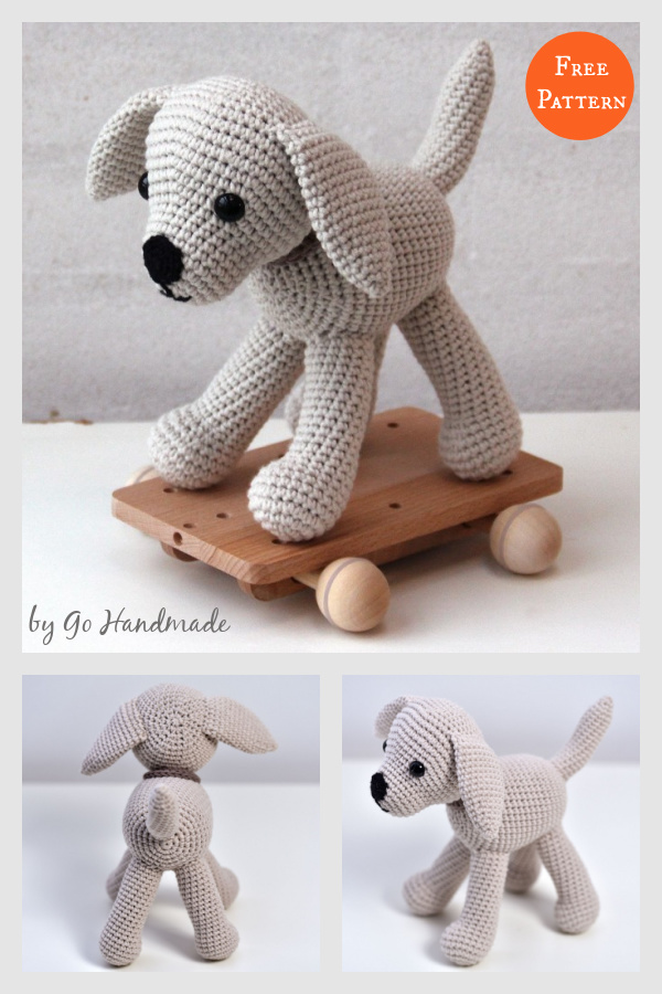 Amigurumi Poppy Dog Free Crochet Pattern