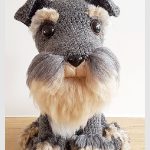 Amigurumi Schnauzer Dog Free Crochet Pattern