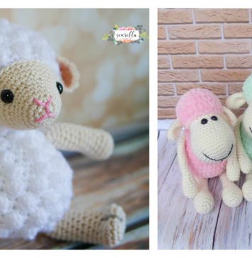 Amigurumi Toy Sheep Free Crochet Pattern