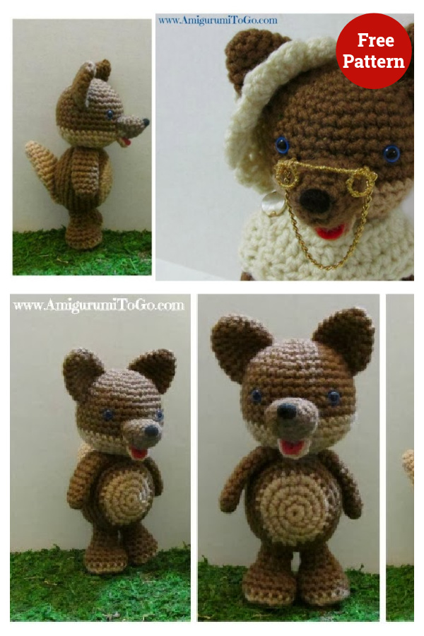 Amigurumi Wolf Free Crochet Pattern