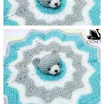 Teddy Bear Comforter Blanket Free Crochet Pattern