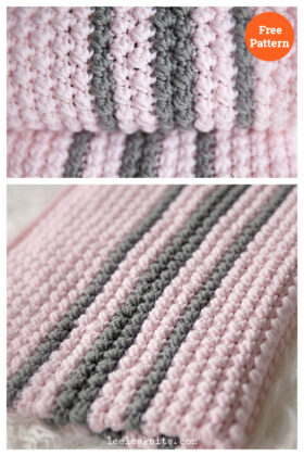 Bobble Stitch Blanket Free Crochet Pattern