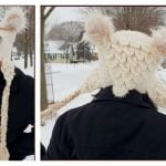 Crocodile Stitch Owl Hat Free Crochet Pattern and Video Tutorial