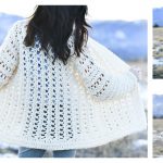 Easy Oversized Cardigan FREE Crochet Pattern