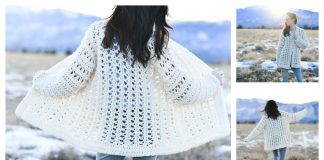 Easy Oversized Cardigan FREE Crochet Pattern