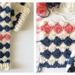 Harlequin Stitch Blanket Free Crochet Pattern