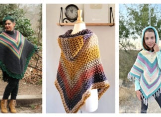 Hooded Poncho Crochet Patterns