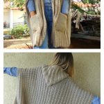 Kallisto Poncho Cardigan Free Crochet Pattern