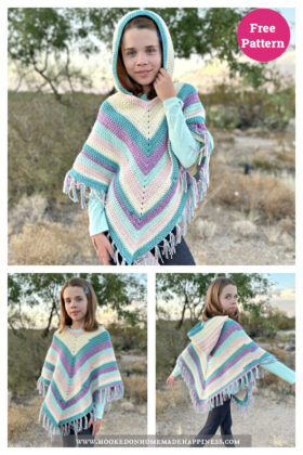 8 Hooded Poncho Crochet Patterns - Page 2 of 2