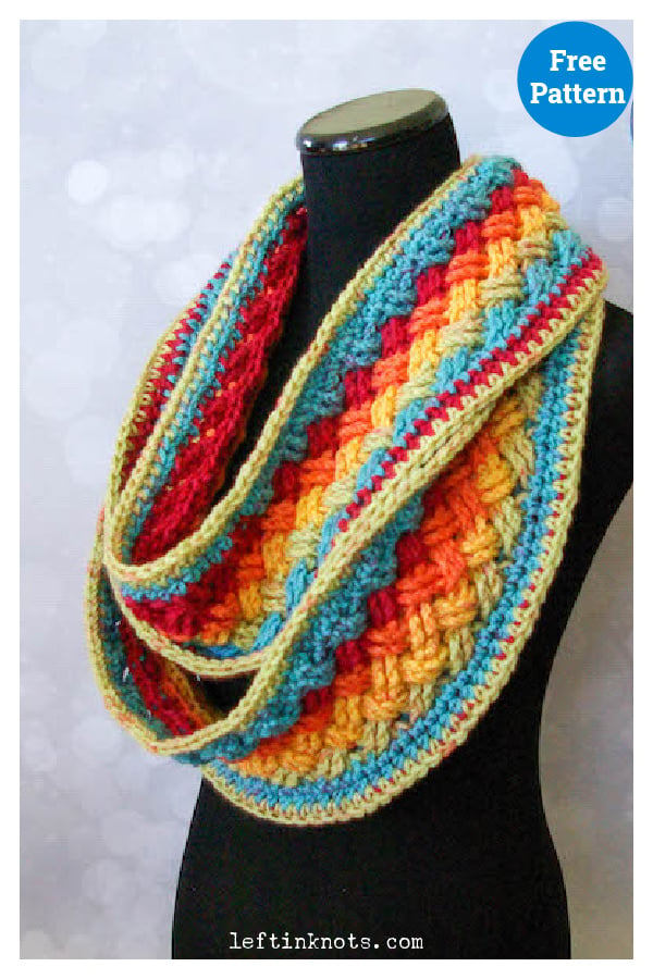 Lucky Celtic Infinity Scarf Free Crochet Pattern