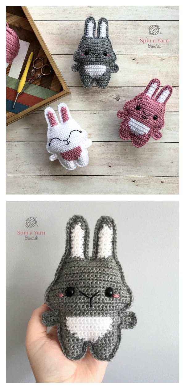 Pocket Bunny Ragdoll Toy Free Crochet Pattern