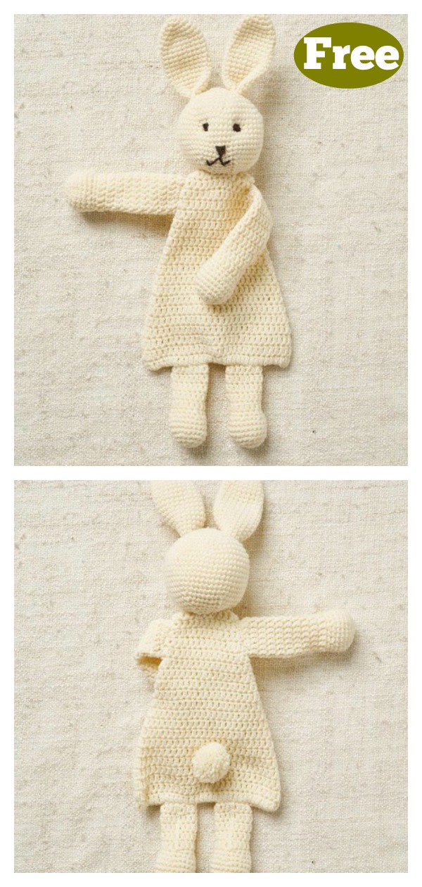 Rabbit Ragdoll Toy Free Crochet Pattern