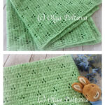 Rabbit Tracks Baby Blanket Free Crochet Pattern and Video Tutorial