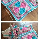 Sweethearts Unicorn Poncho Free Crochet Pattern