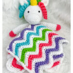 Unicorn Baby Lovey Free Crochet Pattern