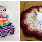 Unicorn Lovey Security Blanket Free Crochet Pattern