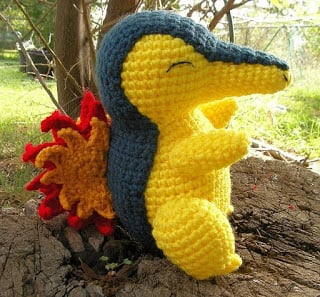Cyndaquil Plush Dragon Amigurumi Free Crochet Pattern
