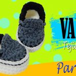 Crochet Vans Style Baby Booties Video Tutorial