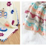 3D Flower Afghan Blanket Free Crochet Pattern