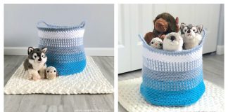 Blue Coast Basket Free Crochet Pattern