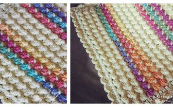 Bubble Puff Blanket Free Crochet Pattern and Video Tutorial