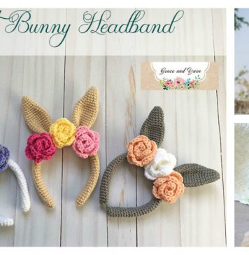 Bunny Ears Headband Free Crochet Pattern