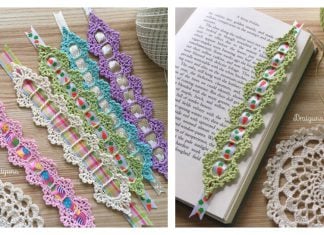 Celebration Bookmark Free Crochet Pattern