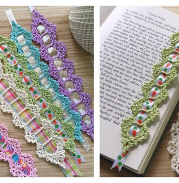 Celebration Bookmark Free Crochet Pattern