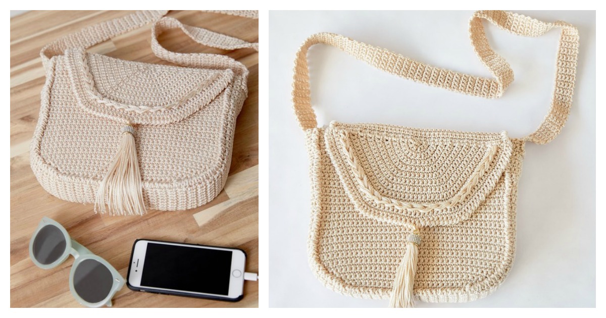 crochet crossbody bag