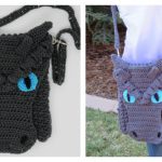 Dragon Cross Body Bag Free Crochet Pattern