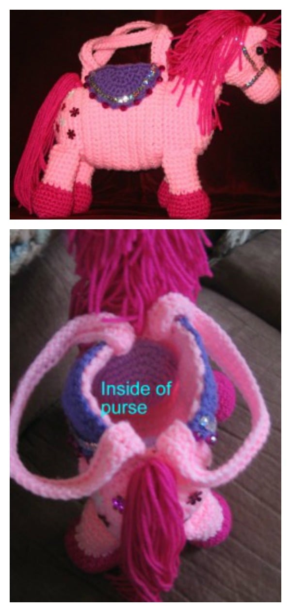 Horse Purse Free Crochet Pattern