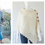 Knit Look Crochet Poncho Free Pattern