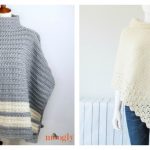 Knit Look Crochet Poncho Free Pattern