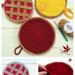 Pie Oven Mitts Free Crochet Pattern