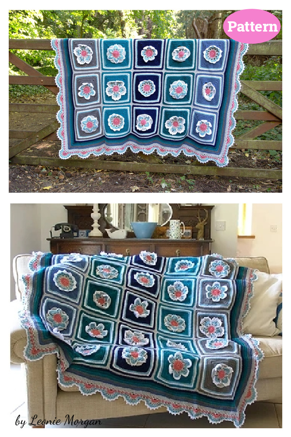 Seize the Daisies Blanket Crochet Pattern 