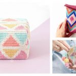 Tapestry Cosmetic Bag Free Crochet Pattern