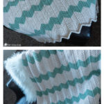 Tunisian Chevron Baby Blanket Free Crochet Pattern