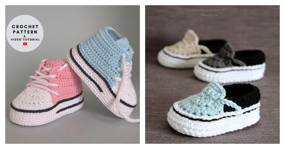 Top 89+ images converse shoes crochet pattern - In.thptnganamst.edu.vn