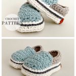 Vans Style Baby Sneaker Crochet Pattern