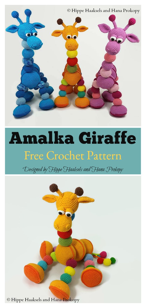Amalka Giraffe Amigurumi Free Crochet Pattern