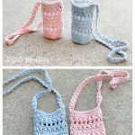Aurora Water Bottle Holder Free Crochet Pattern
