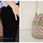 Bucket Bag Free Crochet Pattern