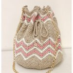 Chevron Bucket Bag Free Crochet Pattern