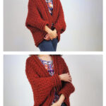 Cocoon Shrug Free Crochet Pattern and Video Tutorial