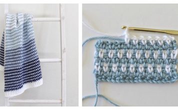 Country Blues Baby Blanket Free Crochet Pattern