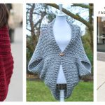 Easy Cocoon Shrug Free Crochet Pattern